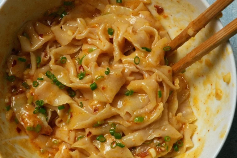 Chilli Garlic Oil Peanut Noodles