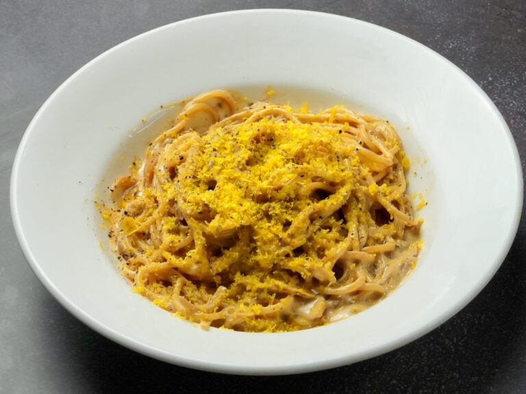 Cheesy Caramelized Onion Pasta